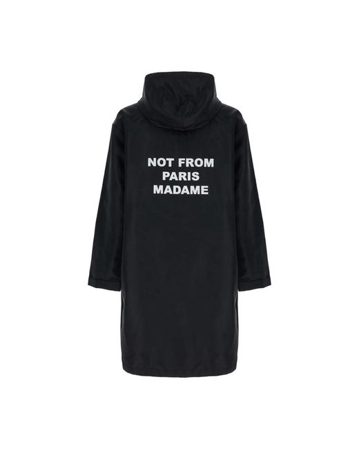 Drole de Monsieur Black Parkas for men