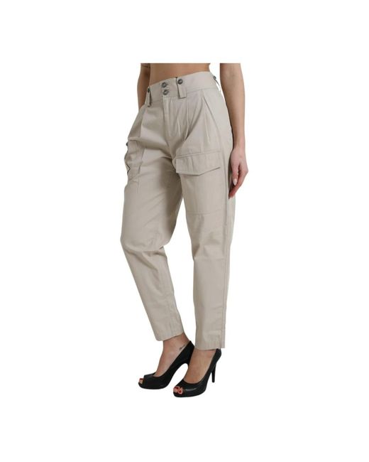 Dolce & Gabbana Gray Tapered Trousers