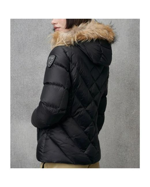 Blauer Jassen ,Zwart ,Alicia Jas in het Black