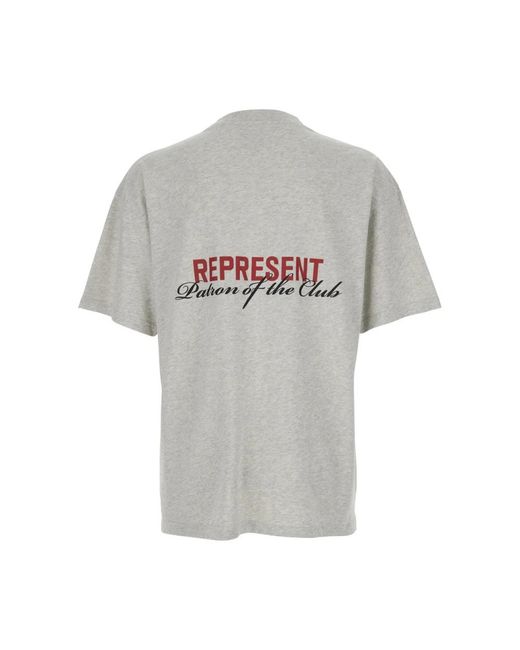 Represent Gray T-Shirts for men