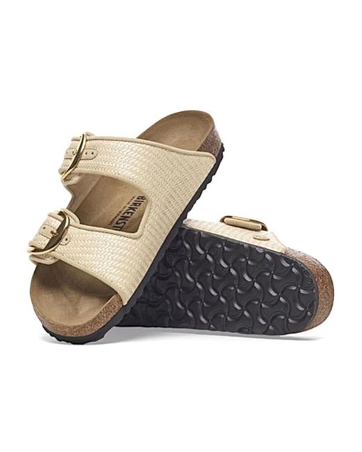 Birkenstock Sliders in het Metallic