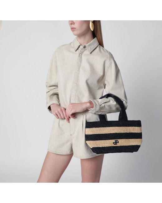 Patou Black Shopping Bags
