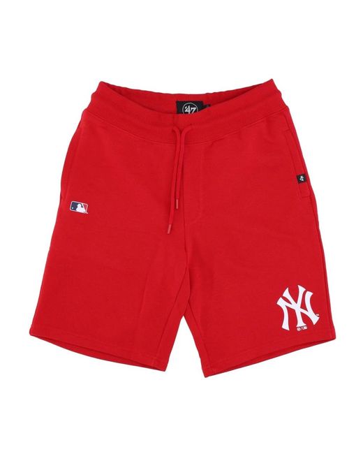 '47 Red Casual Shorts for men