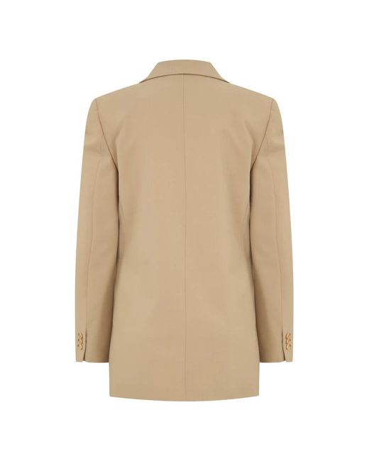 Alberta Ferretti Natural Blazers