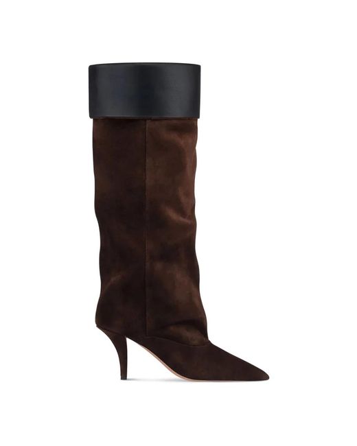 Paris Texas Brown Heeled Boots