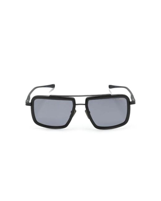 Dita Eyewear Metallic Schwarze sonnenbrille mit original-etui