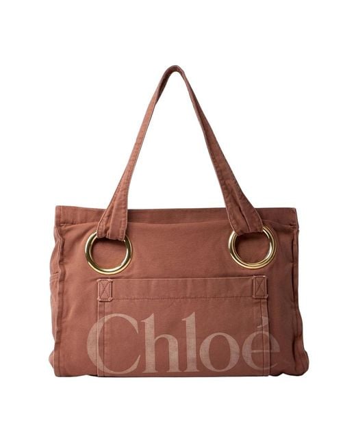 Tote Bags Chloé de color Brown