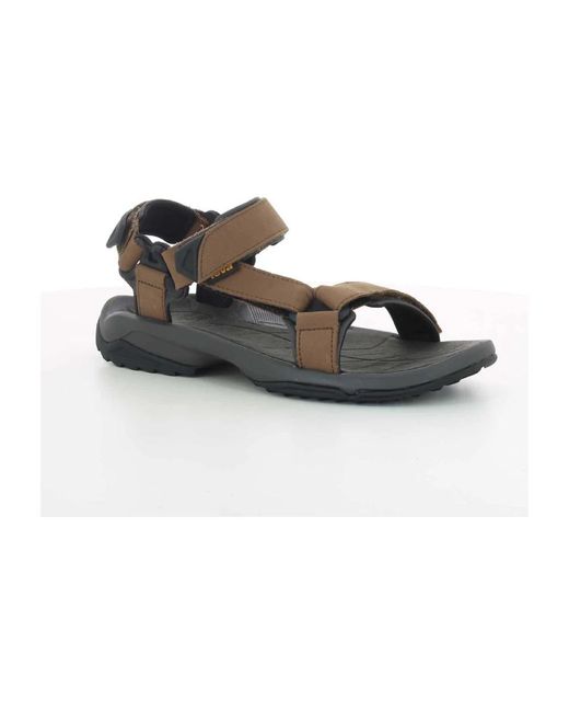 Teva Brown Flat Sandals for men