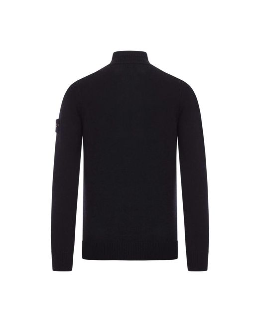 Stone Island Blue Turtlenecks for men