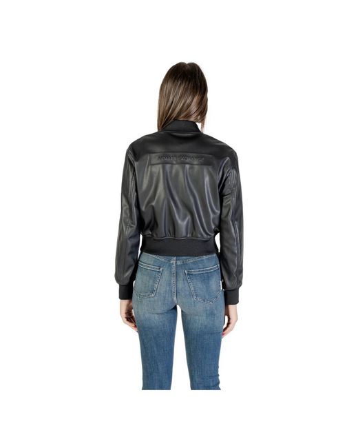 ARMANI EXCHANGE Black Bomber Jackets