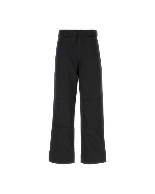 Straight Jeans di Palm Angels in Black da Uomo