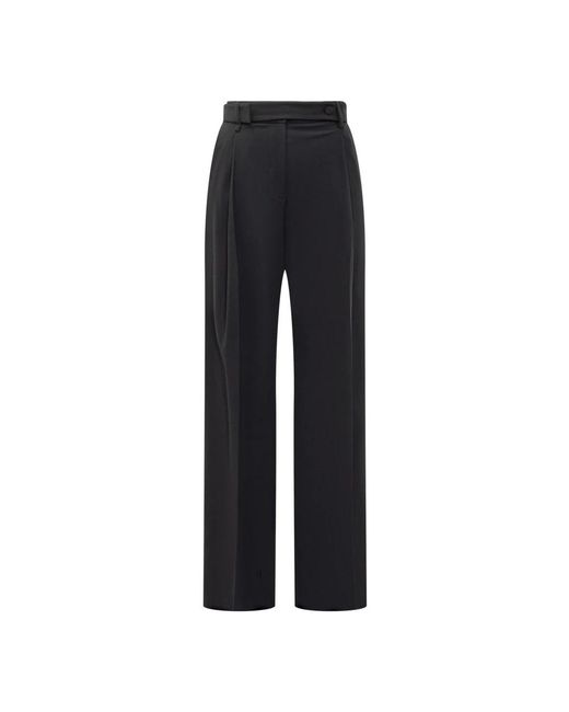 Emporio Armani Black Wide Trousers