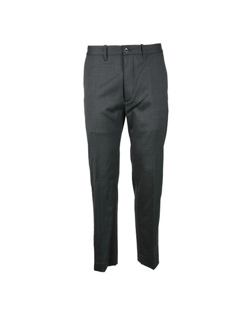 Trousers > slim-fit trousers Nine:inthe:morning pour homme en coloris Gray