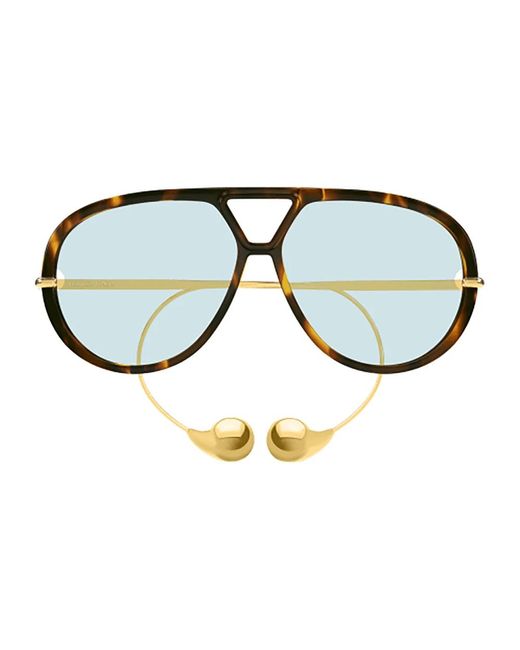 Bottega Veneta Blue Sunglasses