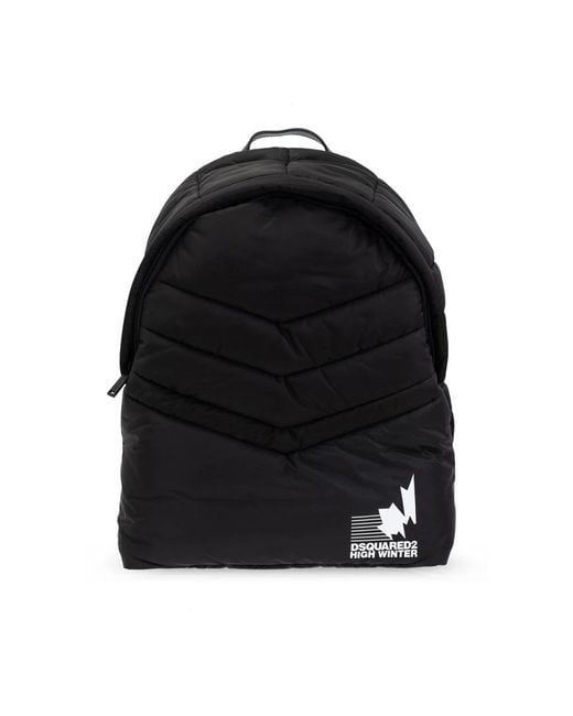 DSquared² Black Backpacks for men