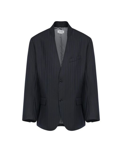 Hed Mayner Single-Breasted Blazer in het Blue voor heren