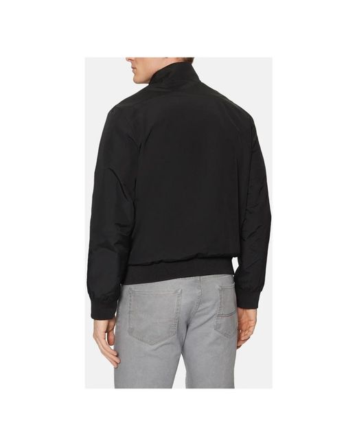EA7 Black Zip-Throughs for men