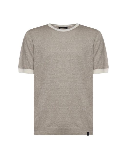 Fay Gray Round-Neck Knitwear for men