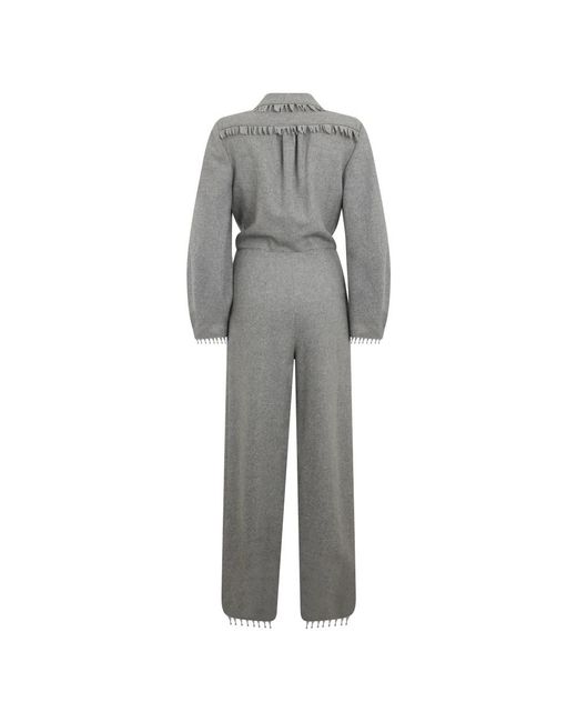 Alberta Ferretti Gray Jumpsuits