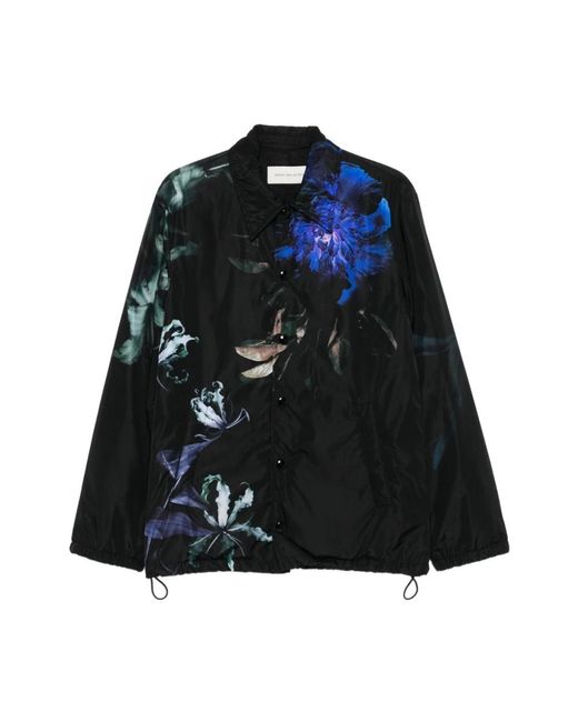 Light Jackets Dries Van Noten de hombre de color Black