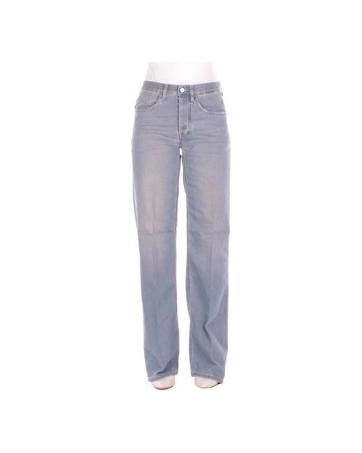Dondup Gray Straight Jeans