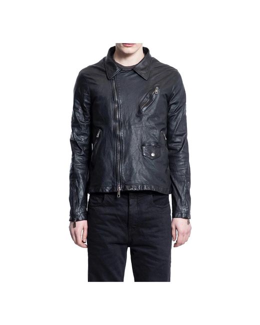 Leather Jackets Giorgio Brato pour homme en coloris Black