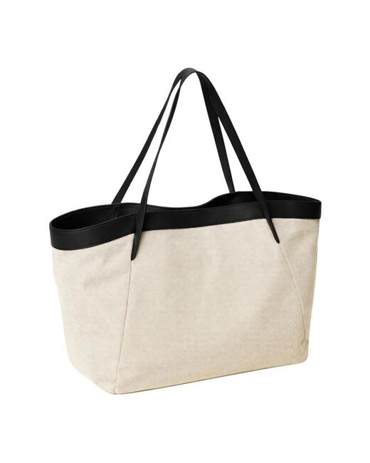 Twinset Natural Tote Bags