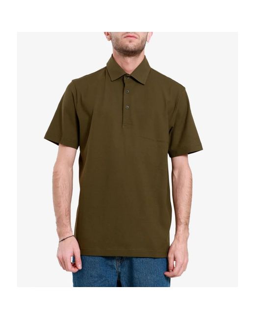 Polo Shirts Herno de hombre de color Green