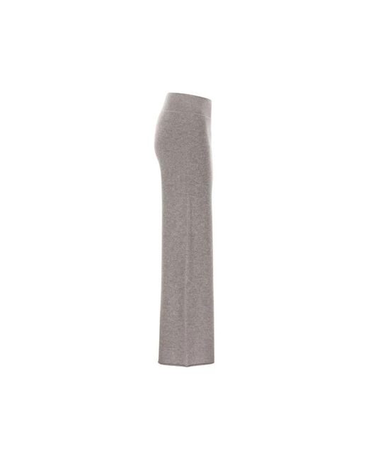 Vanisé Broeken ,Grijs ,Kasjmier Wijde Broek in het Gray