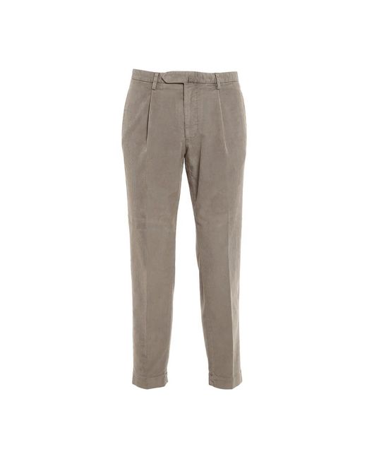 Santaniello Gray Slim-Fit Trousers for men