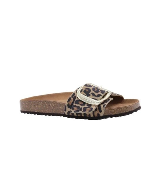 Geox Brown Sliders