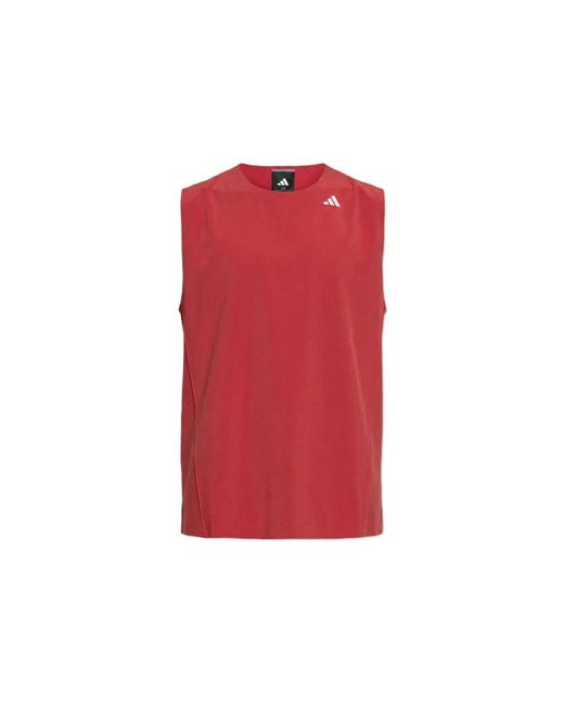 Adidas D4T Training Tank in het Red voor heren