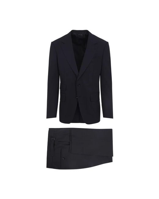 Tom Ford Blue Single Breasted Suits for men