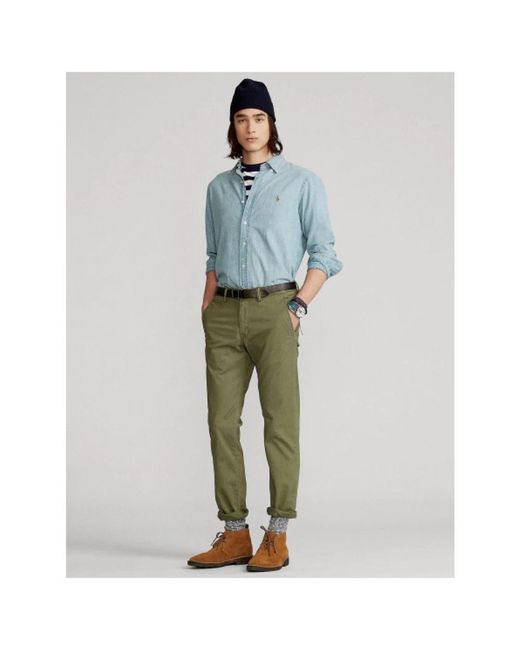 Polo Ralph Lauren Green Chinos for men