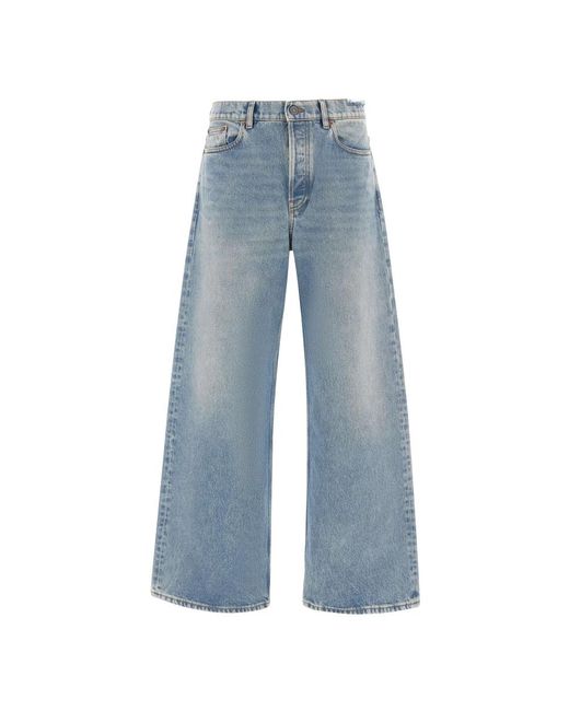 Golden Goose Deluxe Brand Blue Wide Jeans for men