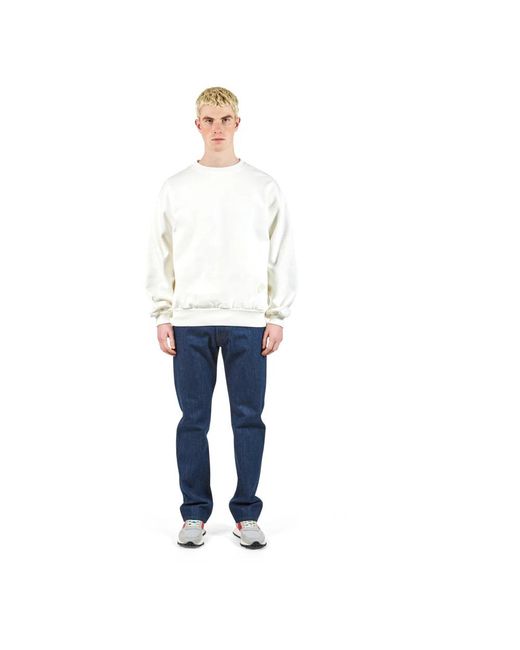 Philippe Model Hoodies & Sweatvesten ,Wit ,Katoen Ronde Hals in het White voor heren