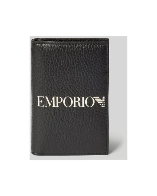 Wallets & Cardholders di Emporio Armani in Black da Uomo