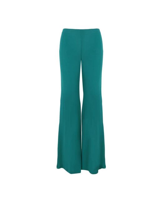 Alberta Ferretti Green Weite Hose
