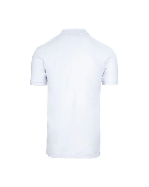 Burberry Polo shirt mit knöpfen in White für Herren