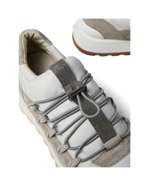 Brunello Cucinelli Gray Sneakers