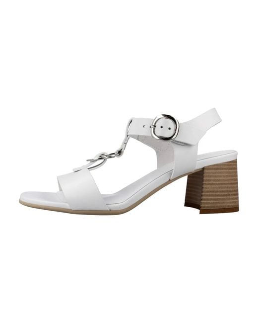 Nero Giardini White High Heel Sandals