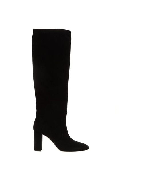 Via Roma 15 Black Heeled Boots