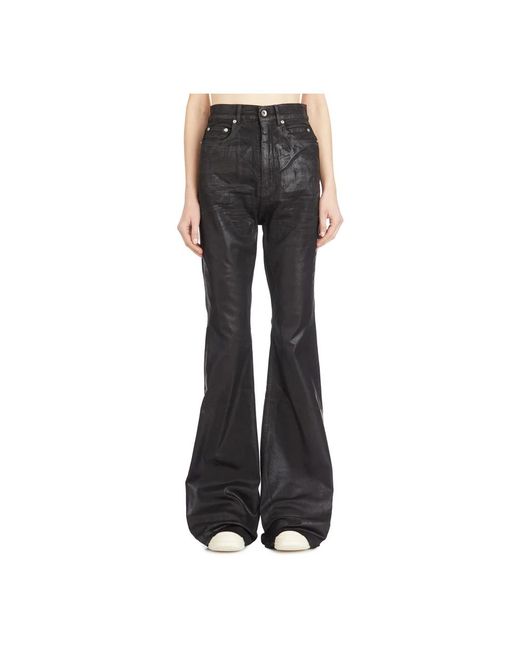 Flared Jeans di Rick Owens in Black