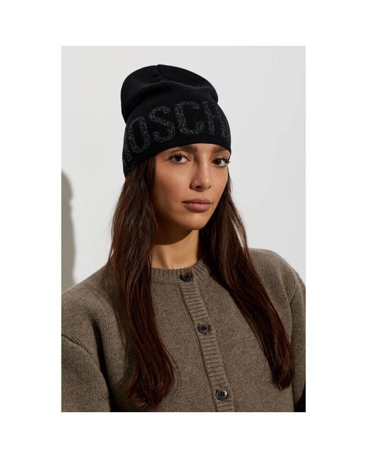 Beanies di Moschino in Black