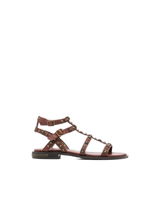 Flat Sandals Ash de color Brown