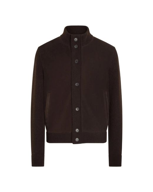 Zegna Oasi Cashmere Blouson in Black für Herren