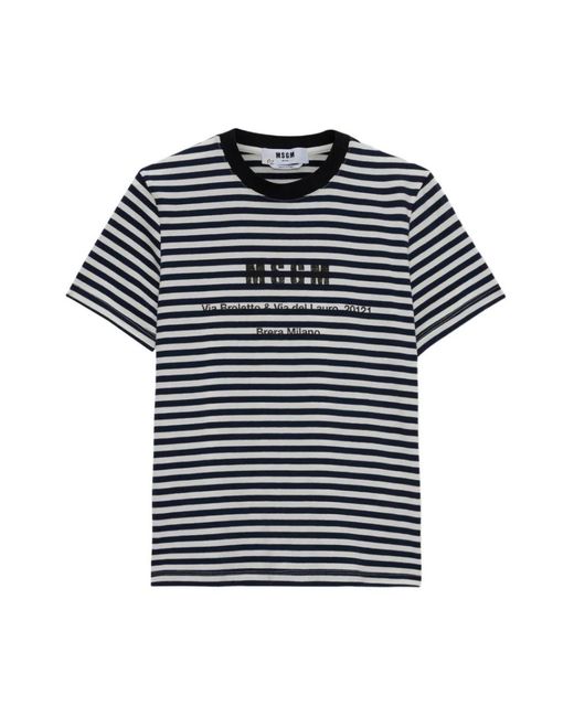 T-Shirts MSGM de color Blue