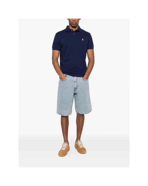 Ralph Lauren Blue Polo Shirts for men