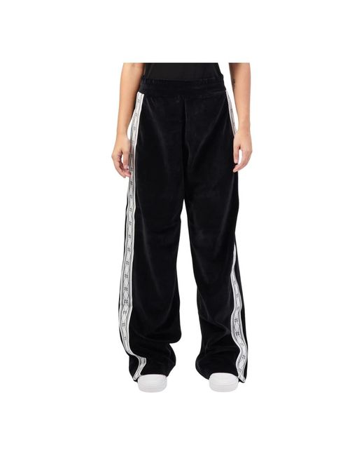 HUGO Wide Trousers in het Black