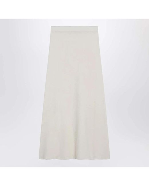 Max Mara White Midi Skirts
